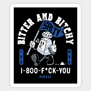 Bitter and Bitchy - Extra Salty - NSFW Vintage Cartoon Magnet